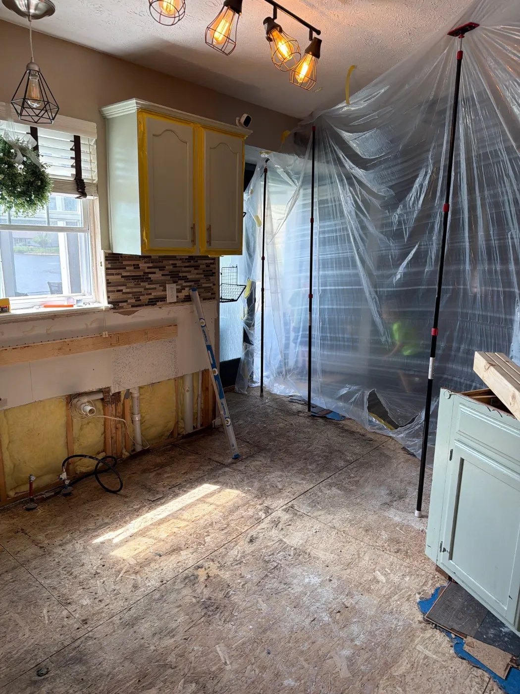 IICRC-certified dry-out in progress at Centennial home